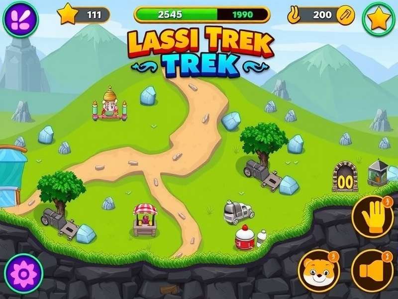 Joyful Lassi Trek Gameplay Screenshot